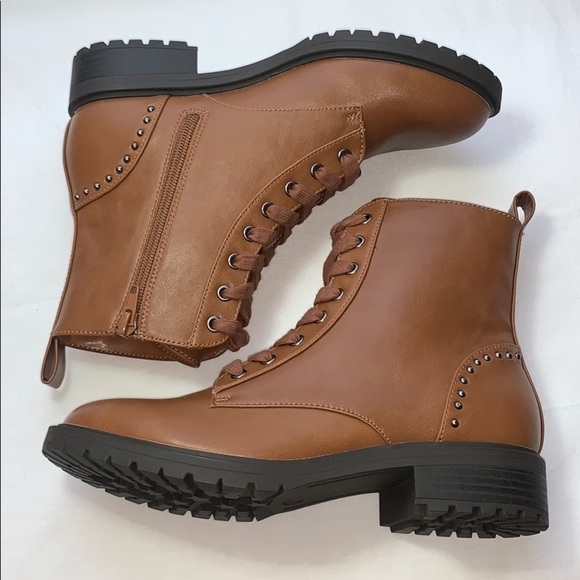 LAST TWO AVAILABLE!! New Women's Lexi & Abbie Lace Up Combat Boots - Picture 8 of 14